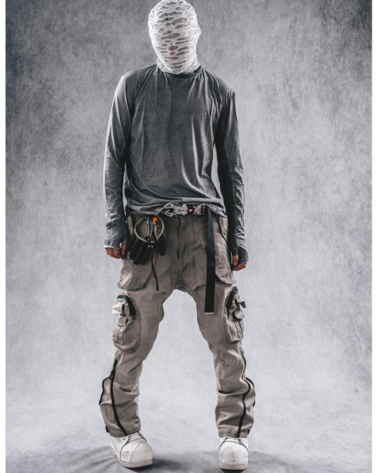 Versatile 3D Cut Cargo Pants - cargo pants - Comfortable 3D Cut Cargo Pants in Apricot - Main view