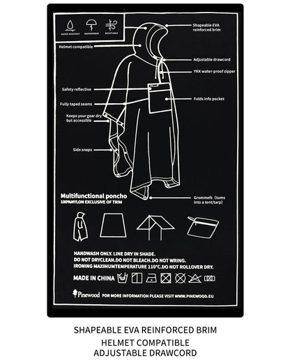 Versatile 3L Rain Poncho - rain poncho - 3L Rain Poncho for All Your Outdoor Adventures - View 16