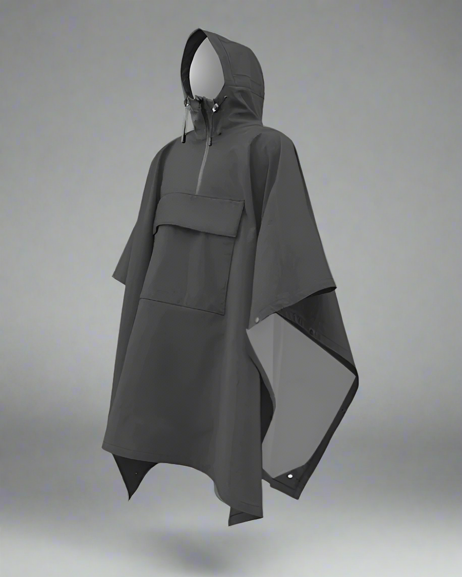 Versatile 3L Rain Poncho - multi-functional rain gear - 3L Rain Poncho for All Your Outdoor Adventures - Main view