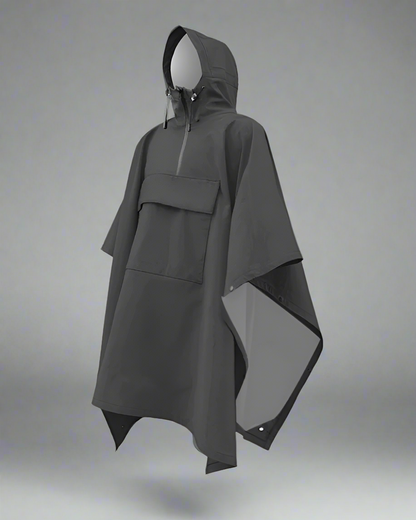 Versatile 3L Rain Poncho - multi-functional rain gear - 3L Rain Poncho for All Your Outdoor Adventures - Main view