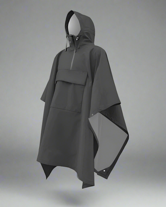 Versatile 3L Rain Poncho - multi-functional rain gear - 3L Rain Poncho for All Your Outdoor Adventures - Main view