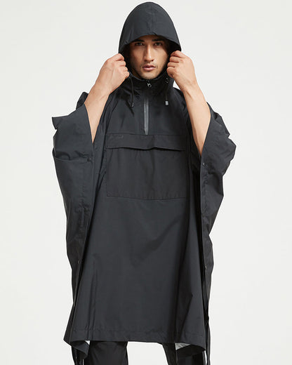 Versatile 3L Rain Poncho -  techwear poncho - 3L Rain Poncho for All Your Outdoor Adventures - View 6