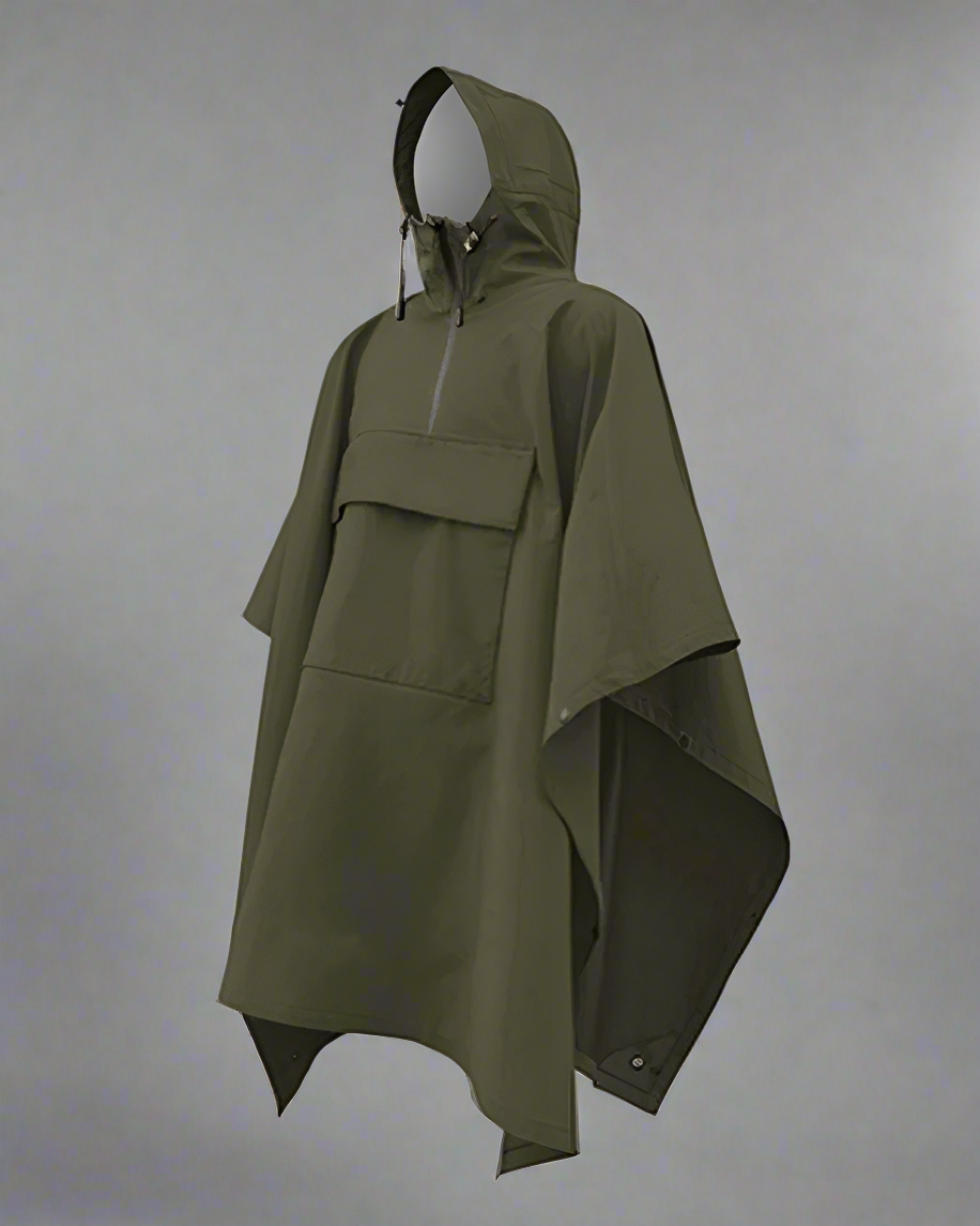 Versatile 3L Rain Poncho -  camping poncho - 3L Rain Poncho for All Your Outdoor Adventures - View 3