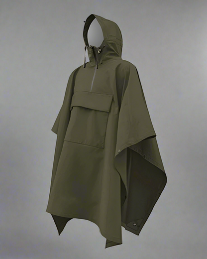 Versatile 3L Rain Poncho -  camping poncho - 3L Rain Poncho for All Your Outdoor Adventures - View 3