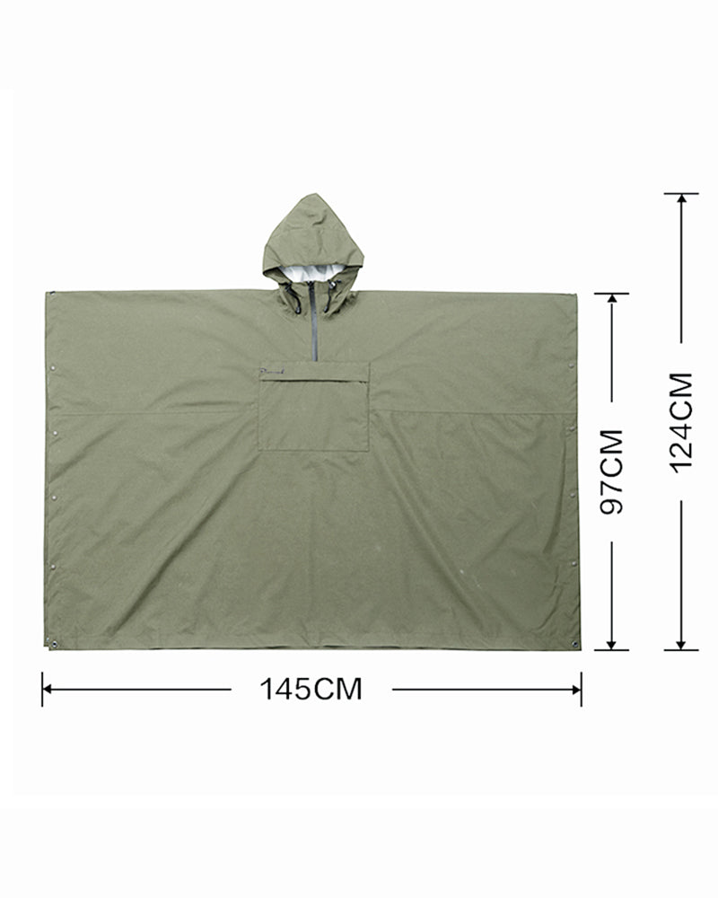 Versatile 3L Rain Poncho - multi-functional rain gear - 3L Rain Poncho for All Your Outdoor Adventures - View 15