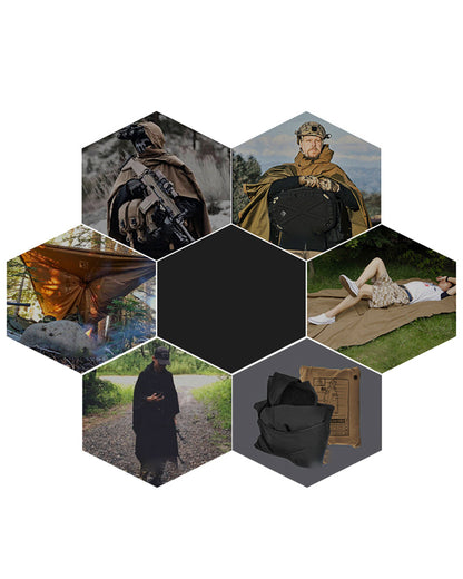Versatile 3L Rain Poncho -  outdoor gear - 3L Rain Poncho for All Your Outdoor Adventures - View 12