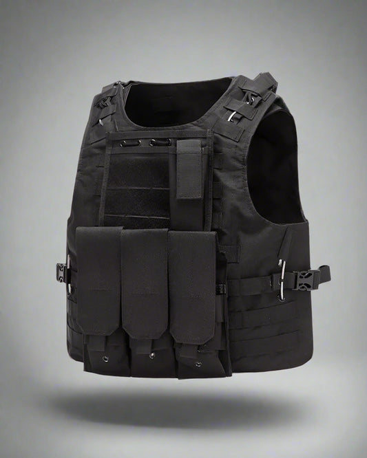 Versatile Adventure Games Vest - adjustable outdoor vest - Adjustable Tactical Adventure Vest for Outdoor Activities - Main view