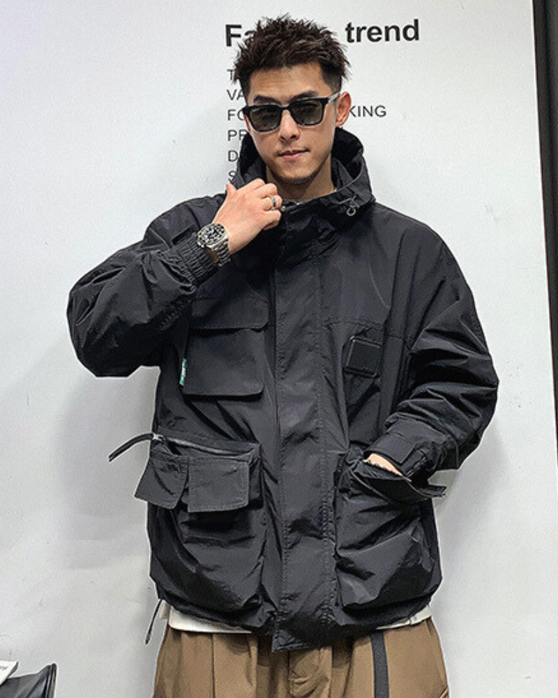 Versatile Adventure Multi-Pocket Jacket -  gorpcore - Adventure Multi-Pocket Jacket for Urban & Outdoor Use - View 3