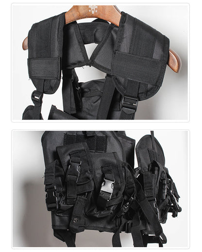 Versatile Adventure Pocket Vest -  military style - Adjustable Adventure Pocket Vest for Outdoor Activities - View 6