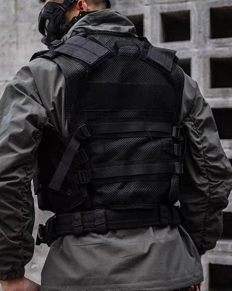 Versatile Adventure Utility Vest -  durable outdoor vest - Functional Black Adventure Utility Vest with Storage - View 4