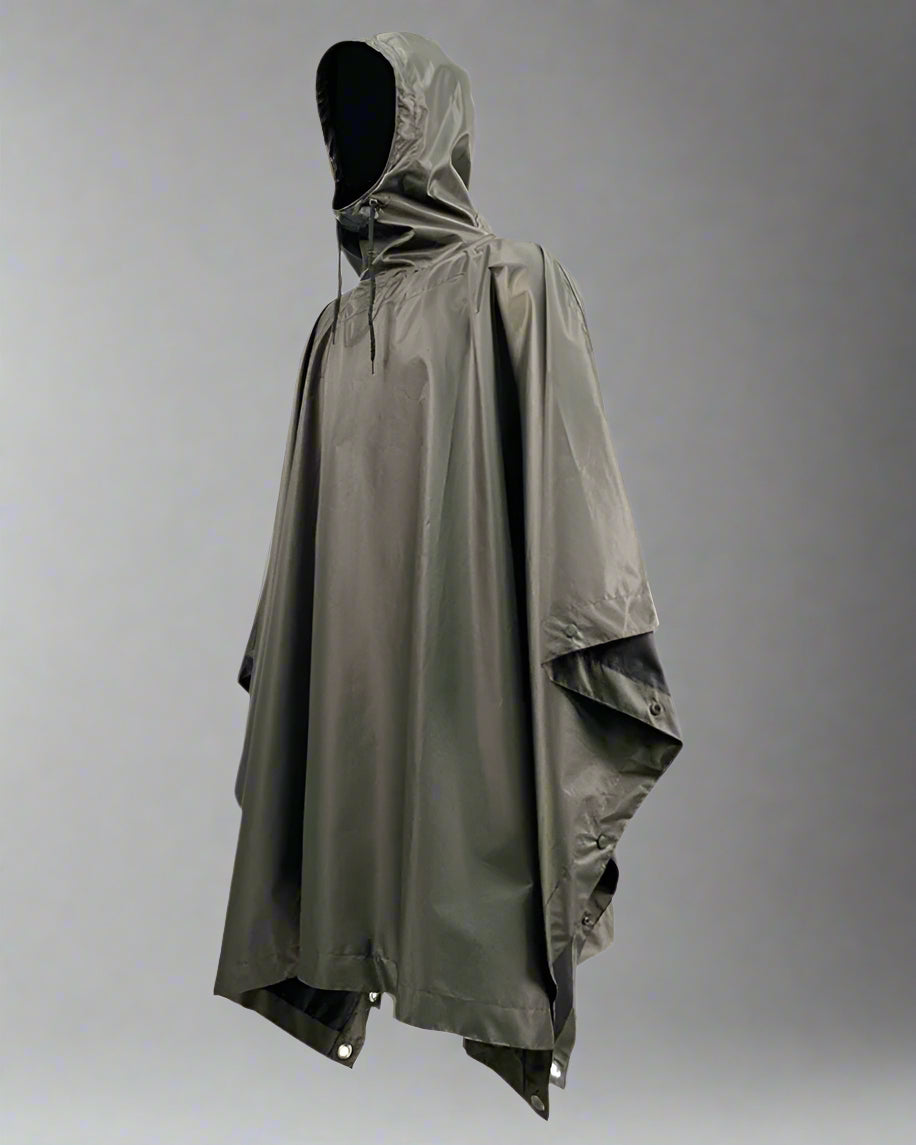 Versatile All-Weather Rain Poncho - rain poncho - All-Weather Rain Poncho – Stylish & Comfortable Design - Main view