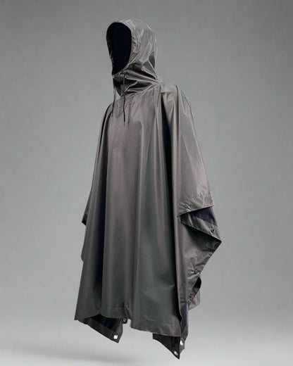 Versatile All-Weather Rain Poncho - techwear rain gear - All-Weather Rain Poncho – Stylish & Comfortable Design - View 2