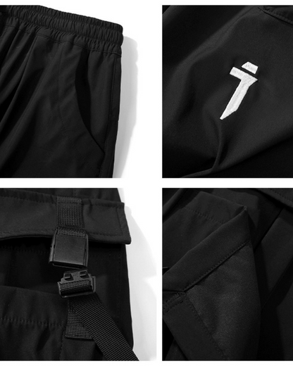 Versatile Black Ankle Cargo Pants -  stylish trousers - Versatile Black Ankle Cargo Pants for Women - View 7