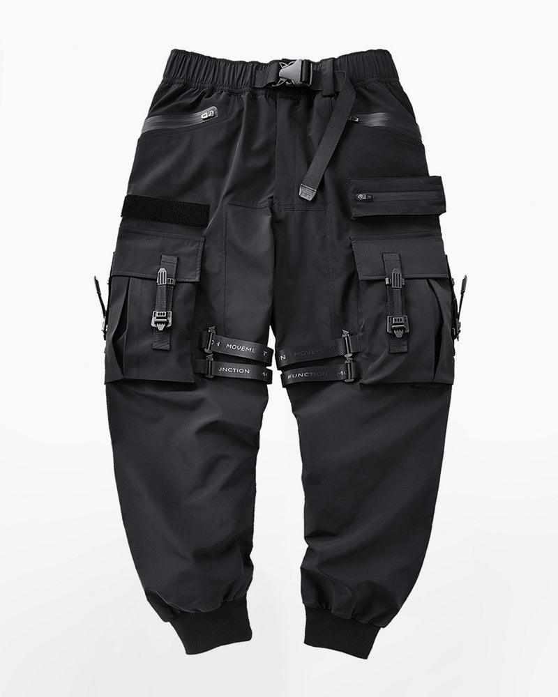 Versatile Black Cargo Pants -  functional fashion - Versatile Black Cargo Pants for Everyday Adventure - View 5
