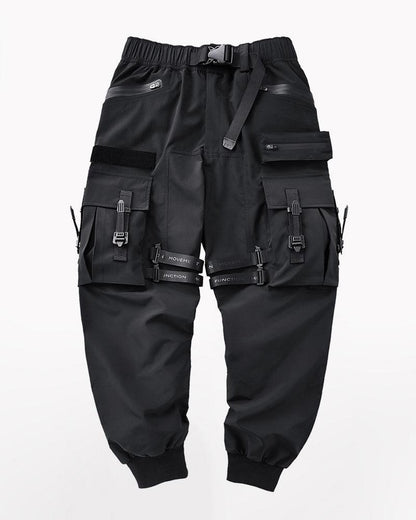 Versatile Black Cargo Pants -  functional fashion - Versatile Black Cargo Pants for Everyday Adventure - View 5
