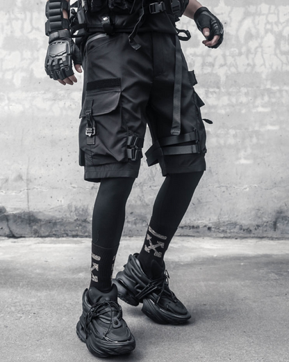 Versatile Black Cargo Shorts -  comfortable active shorts - Versatile Black Cargo Shorts for Active Lifestyles - View 5