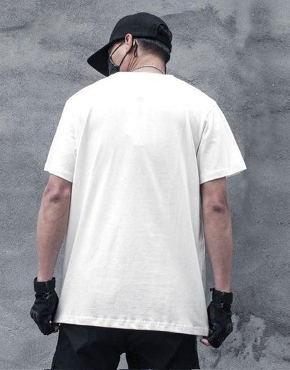 Versatile Black Chest Bag Tee -  chest bag - Versatile Black Chest Bag Tee for Comfort and Utility - View 3