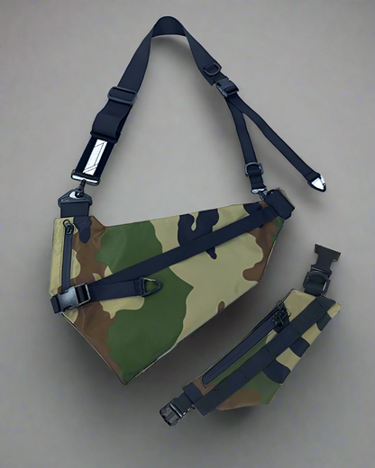 Versatile Black Sling Chest Pack -  chest pack - Versatile Black Sling Chest Pack for Every Adventure - View 3