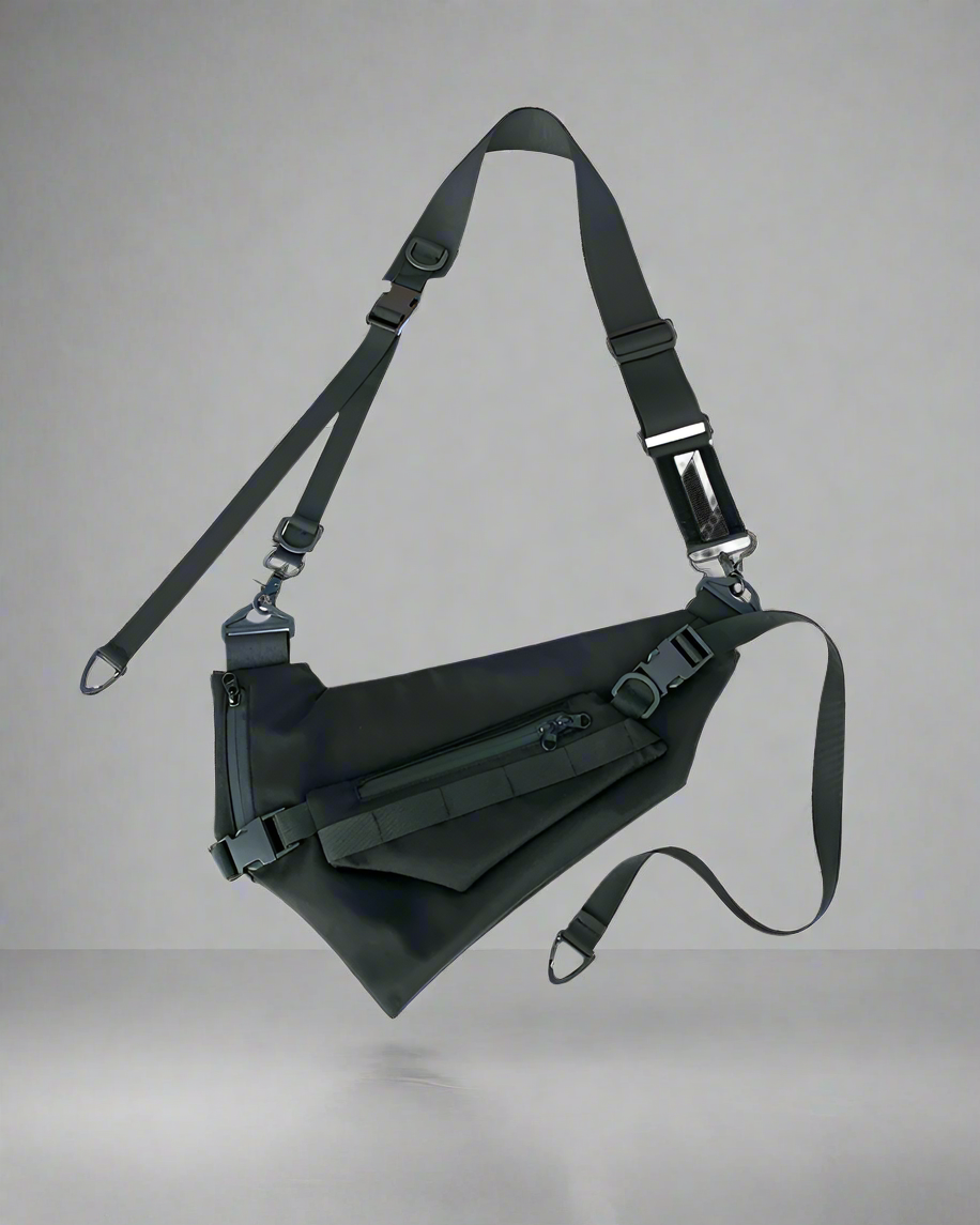 Versatile Black Sling Chest Pack - crossbody bag - Versatile Black Sling Chest Pack for Every Adventure - Main view