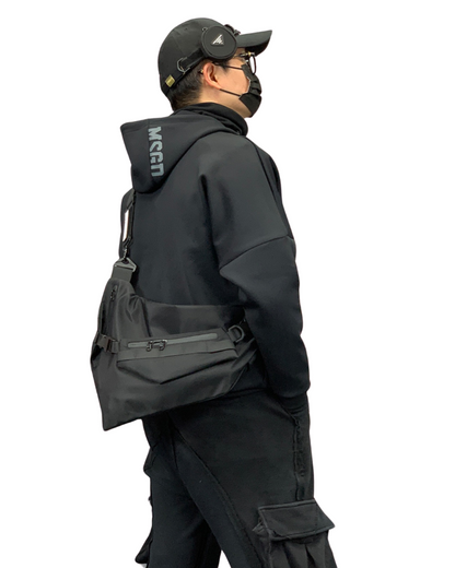 Versatile Black Sling Chest Pack - crossbody bag - Versatile Black Sling Chest Pack for Every Adventure - View 8