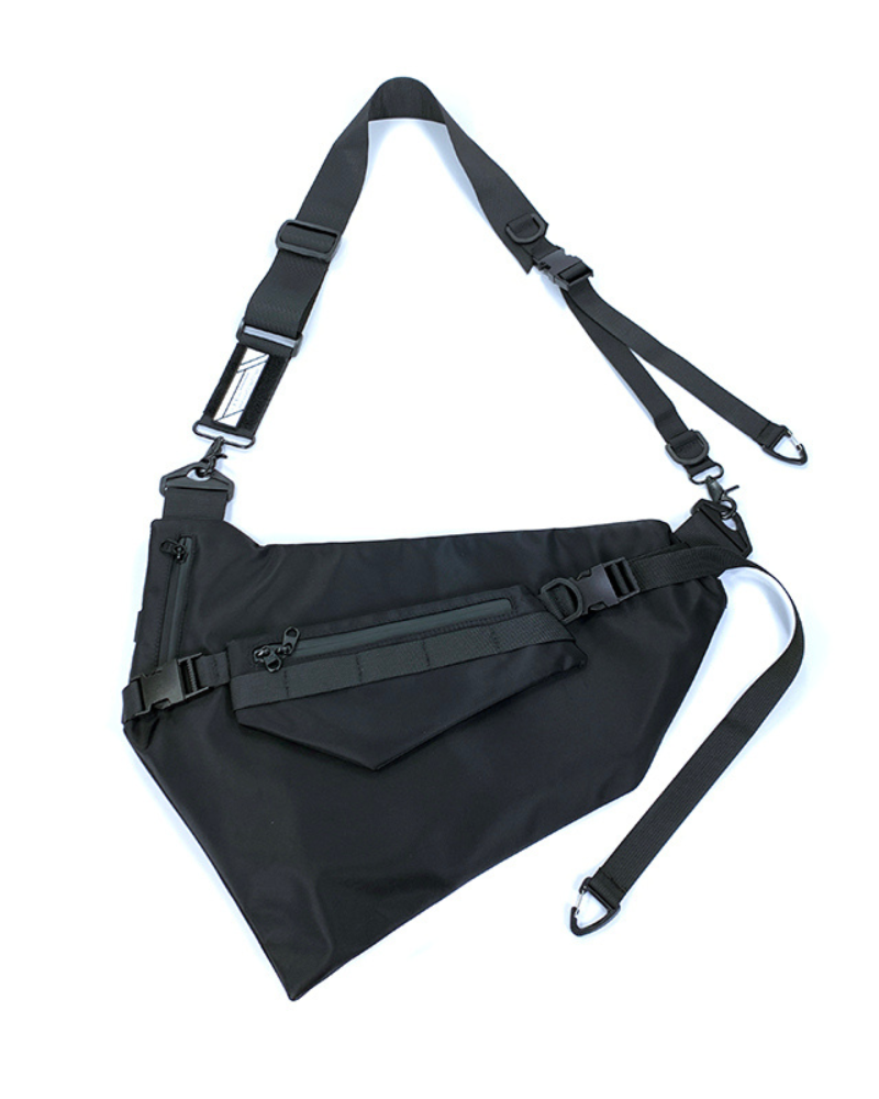 Versatile Black Sling Chest Pack -  lightweight chest bag - Versatile Black Sling Chest Pack for Every Adventure - View 11