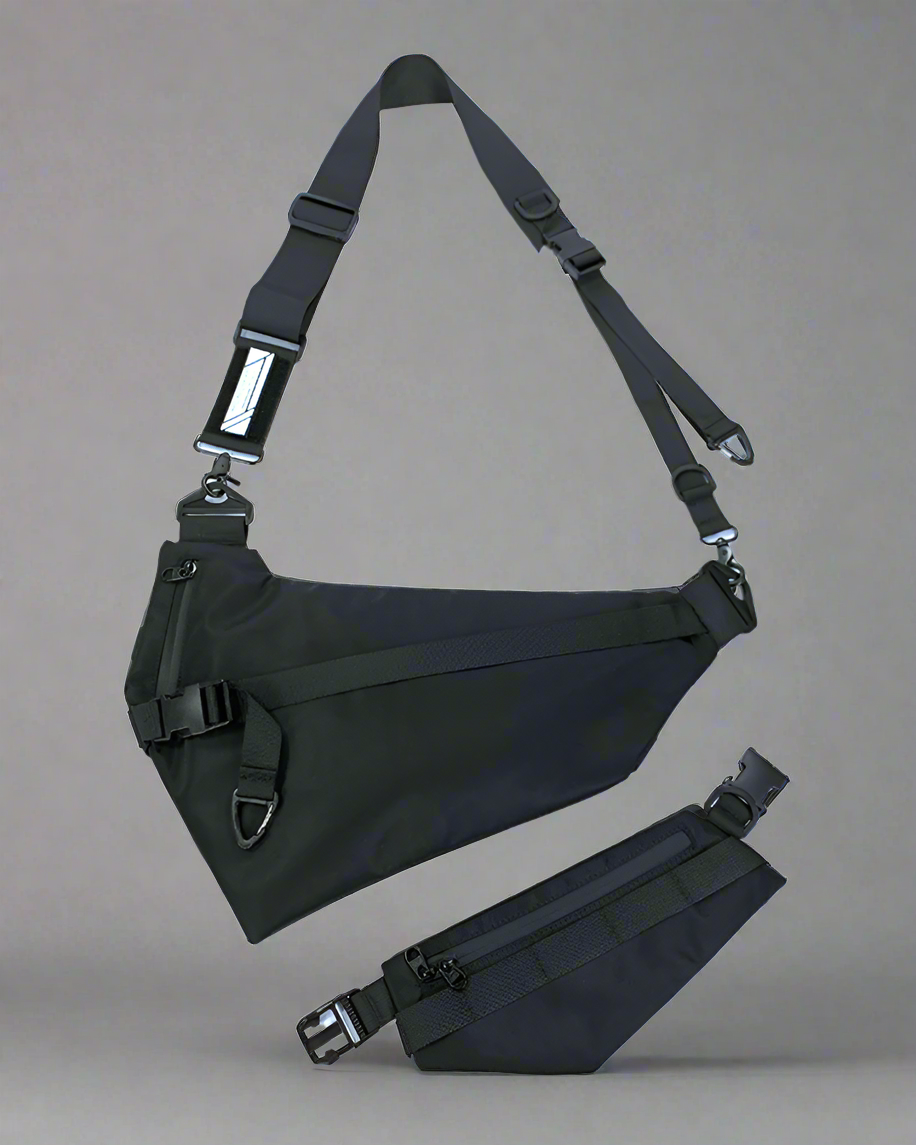 Versatile Black Sling Chest Pack - sling bag - Versatile Black Sling Chest Pack for Every Adventure - View 2