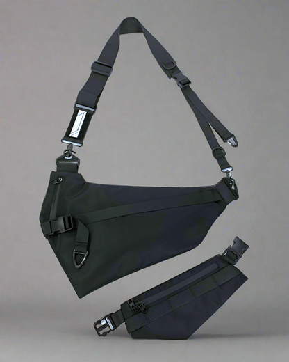 Versatile Black Sling Chest Pack - sling bag - Versatile Black Sling Chest Pack for Every Adventure - View 2