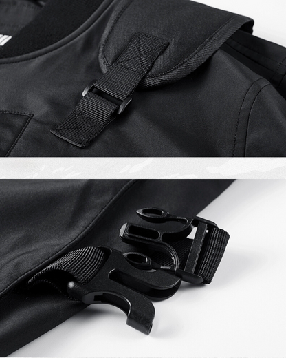 Versatile Bomber Jacket with Backpack -  polyester jacket - Urban Techwear Bomber Jacket with Backpack - View 5