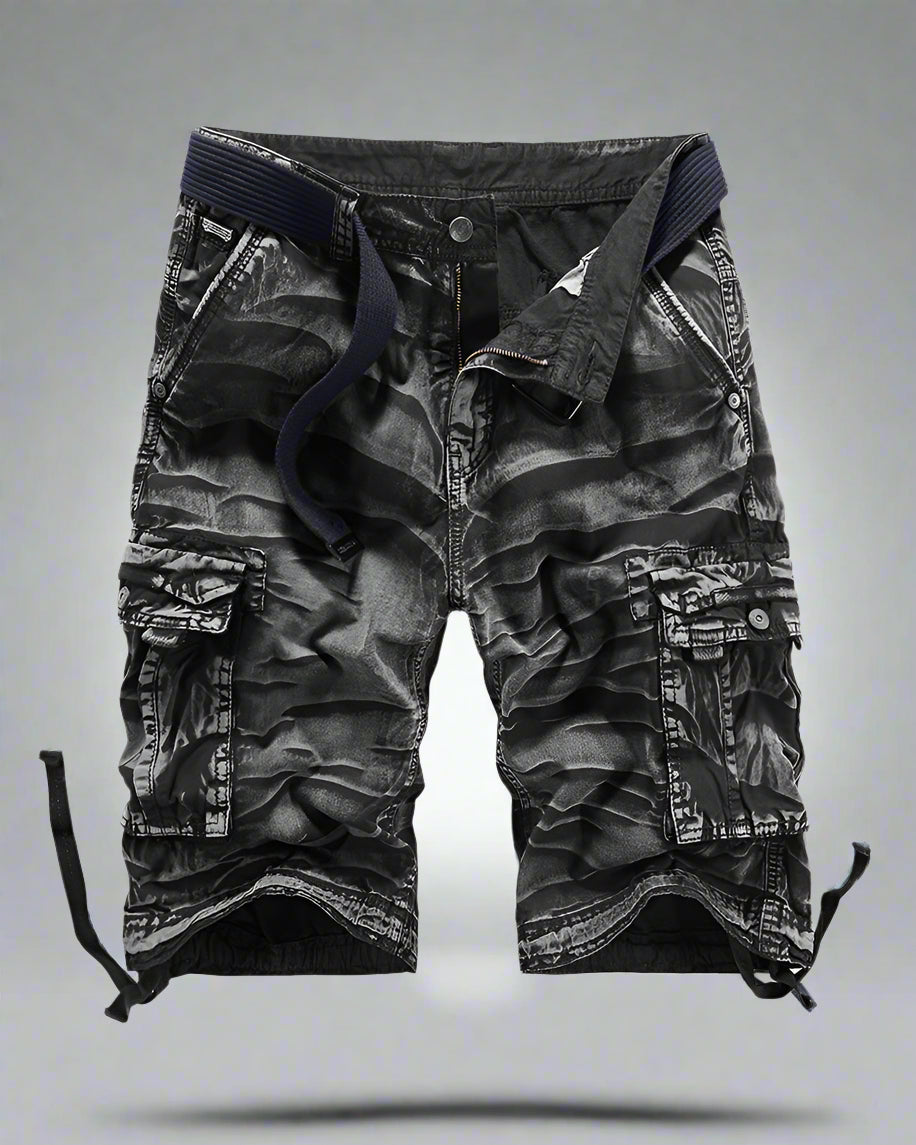 Versatile Camo Cargo Shorts - camo shorts - Lightweight Camo Cargo Shorts for Outdoor Comfort - Main view