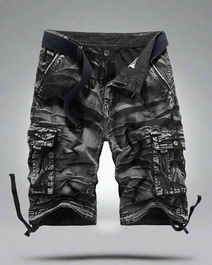 Versatile Camo Cargo Shorts - camo shorts - Lightweight Camo Cargo Shorts for Outdoor Comfort - Main view
