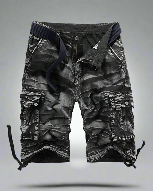Versatile Camo Cargo Shorts - camo shorts - Lightweight Camo Cargo Shorts for Outdoor Comfort - Main view