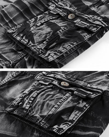 Versatile Camo Cargo Shorts - camo shorts - Lightweight Camo Cargo Shorts for Outdoor Comfort - View 7