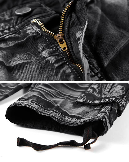 Versatile Camo Cargo Shorts -  cargo shorts - Lightweight Camo Cargo Shorts for Outdoor Comfort - View 8