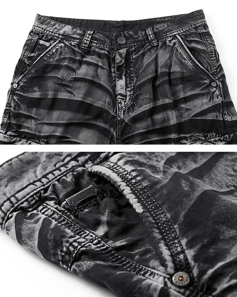 Versatile Camo Cargo Shorts -  outdoor shorts - Lightweight Camo Cargo Shorts for Outdoor Comfort - View 6
