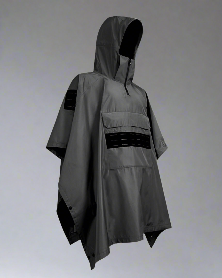 Versatile Camping Rain Poncho - camping poncho - Weather-Resistant Versatile Camping Rain Poncho - Main view