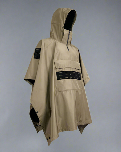 Versatile Camping Rain Poncho - versatile camping gear - Weather-Resistant Versatile Camping Rain Poncho - View 2