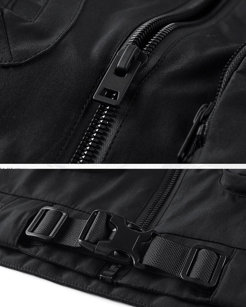 Versatile Cargo Hooded Vest -  lightweight vest - Versatile Cargo Hooded Vest with Multi-Pocket Design - View 7