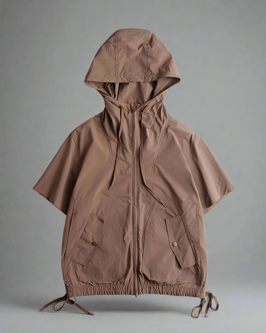 Versatile Cargo Jacket & Shorts Set -  outdoor apparel - Versatile Cargo Jacket and Shorts Set for Outdoor Fun - View 3