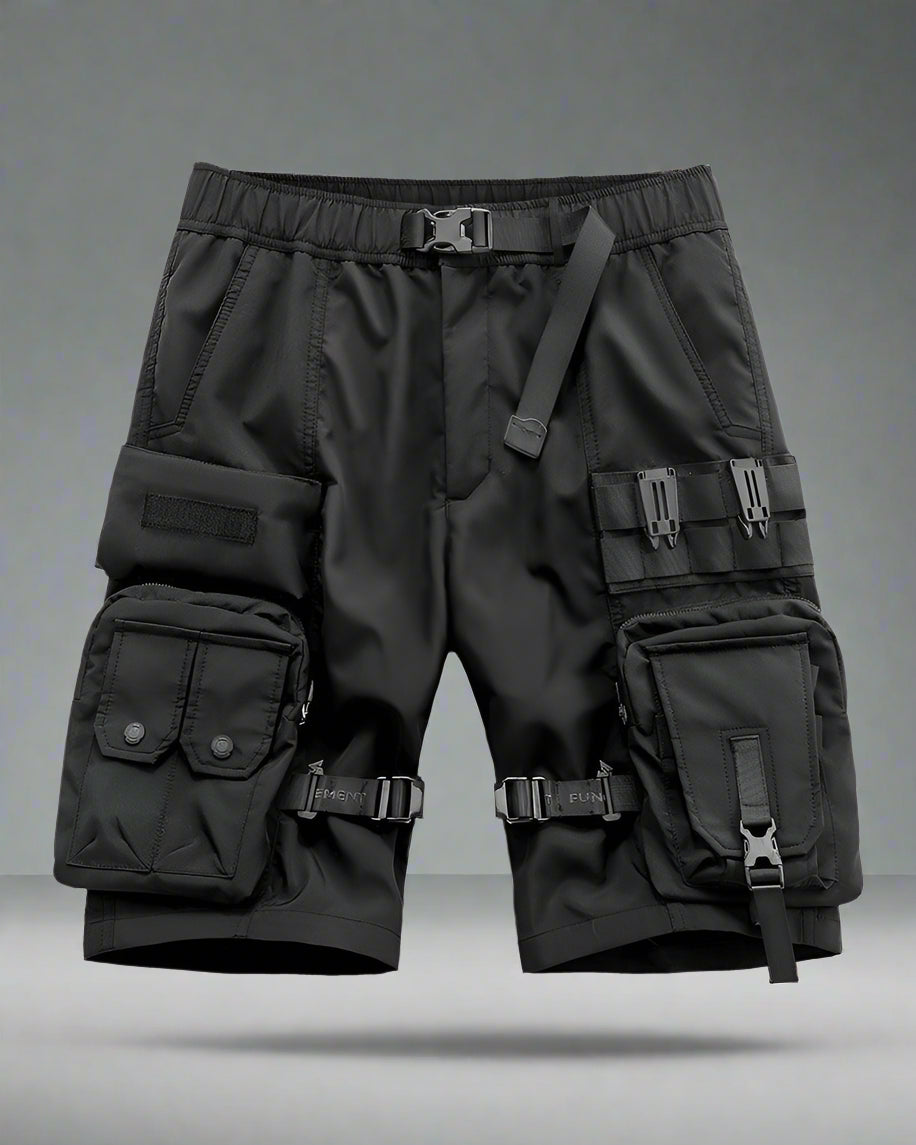 Versatile Cargo Shorts with Pockets - cargo shorts - Stylish Cargo Shorts with Multi Pocket Design - Main view