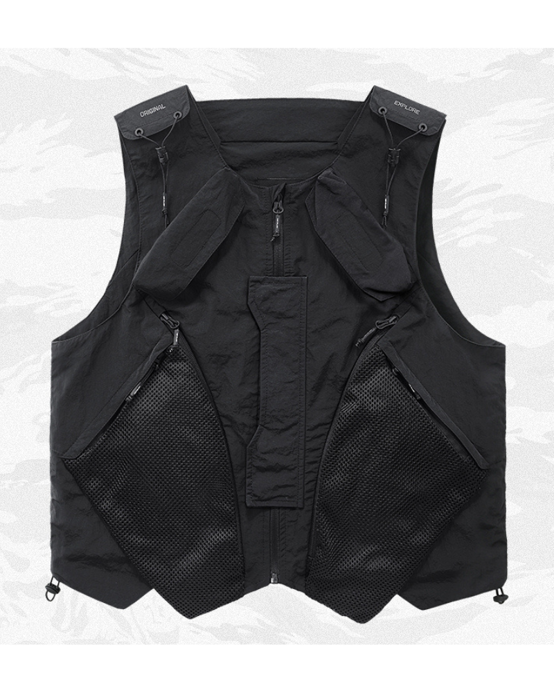 Versatile Cargo Sports Vest -  layering vest - Comfortable Cargo Sports Vest for Outdoor Adventures - View 4