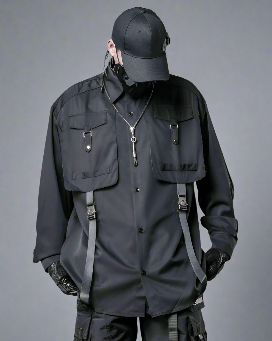 Versatile Cargo Stitch Shirt - cargo shirt - Functional Cargo Stitch Shirt for Modern Style - Main view