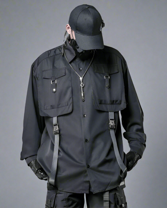 Versatile Cargo Stitch Shirt - cargo shirt - Functional Cargo Stitch Shirt for Modern Style - Main view