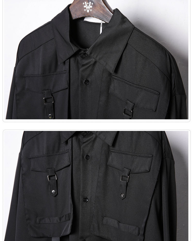 Versatile Cargo Stitch Shirt -  techwear - Functional Cargo Stitch Shirt for Modern Style - View 7