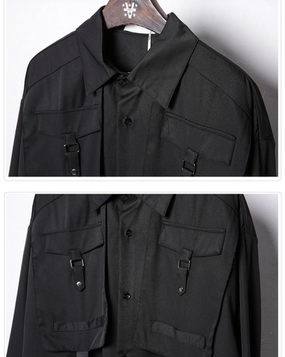 Versatile Cargo Stitch Shirt -  techwear - Functional Cargo Stitch Shirt for Modern Style - View 7