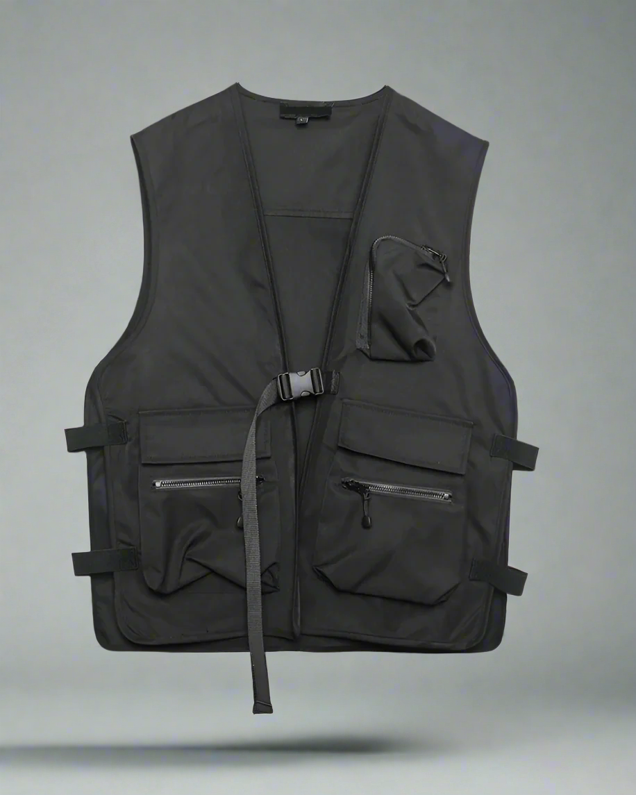 Versatile Cargo Utility Vest - cargo vest - Stylish Cargo Utility Vest for Urban Adventurers - Main view