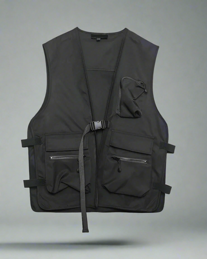 Versatile Cargo Utility Vest - cargo vest - Stylish Cargo Utility Vest for Urban Adventurers - Main view