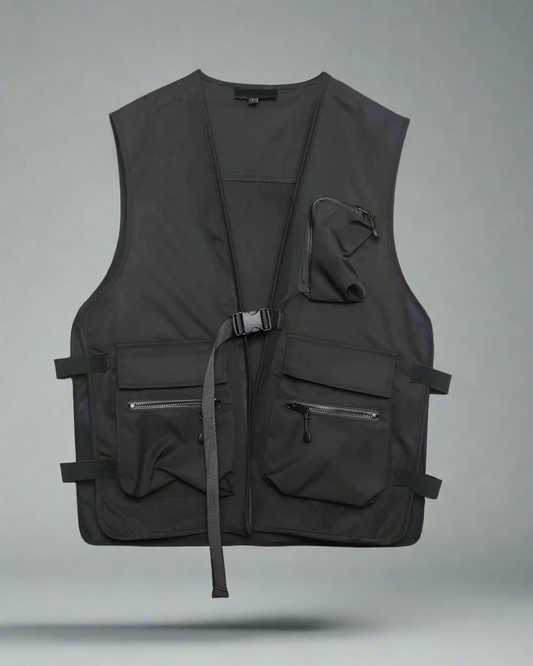 Versatile Cargo Utility Vest - cargo vest - Stylish Cargo Utility Vest for Urban Adventurers - Main view