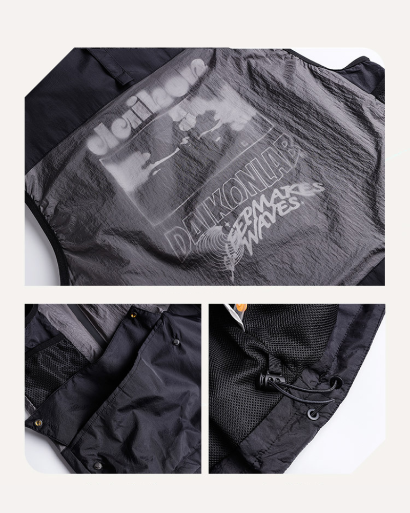 Versatile Cargo Vest for Adventures - functional cargo vest - Lightweight Cargo Vest for Hiking and Urban Adventures - View 11