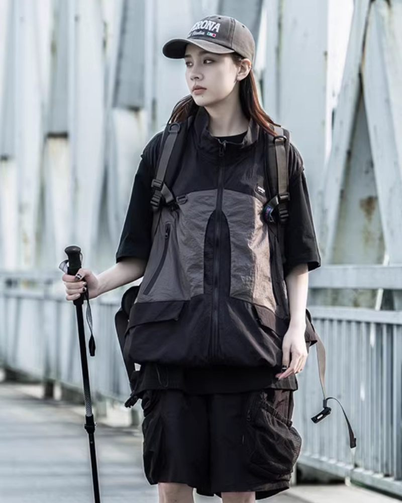 Versatile Cargo Vest for Adventures -  hiking vest - Lightweight Cargo Vest for Hiking and Urban Adventures - View 6