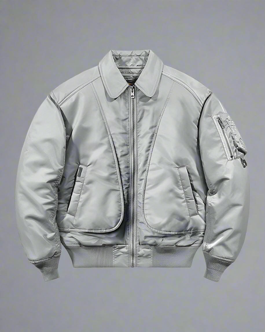Versatile Cotton Tech Bomber - cotton bomber - Versatile Cotton Tech Bomber for Urban Environments - Main view
